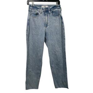 Hollister Jeans Womens 5R  Curvy Ultra High Rise Vintage Straight  27 X 27